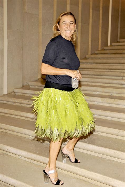 miuccia prada outfits|is miuccia prada still alive.